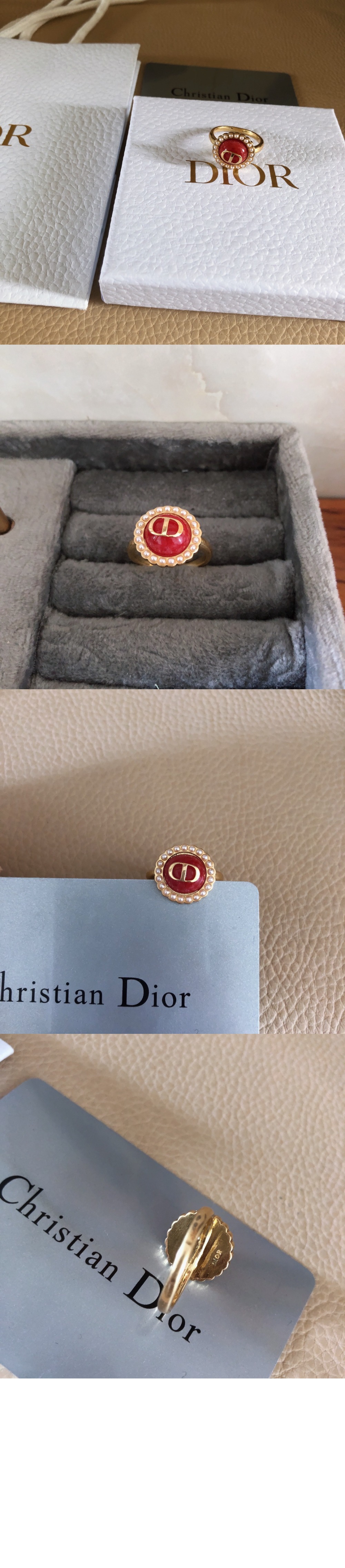 Petit CD Baroque 반지 R1404 > 디올