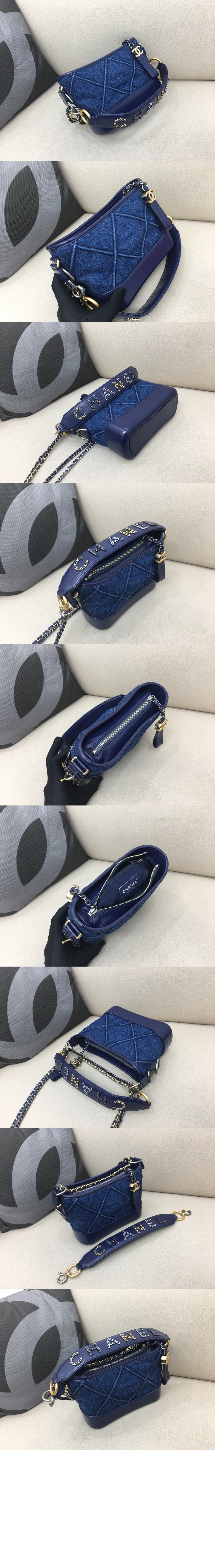 데님 가브리엘 호보백 스몰 AS0865 > Gabriel Hobo - 가브리엘백