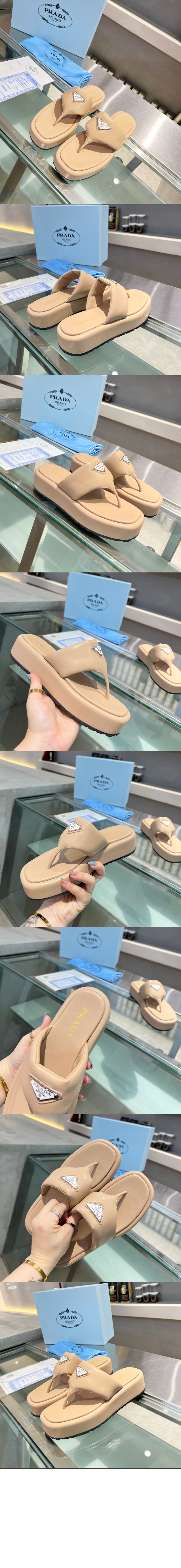 소프트 패딩 나파 통 웨지 샌들 1YZ043 > Etc - 기타제품