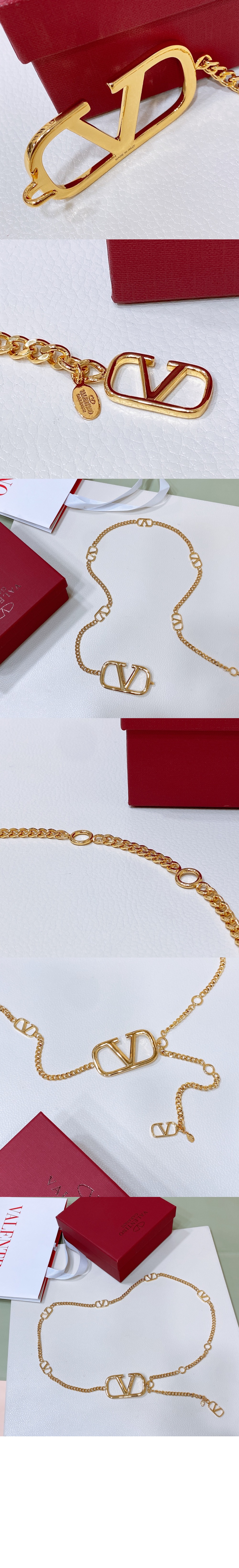 브이로그 로고 체인 벨트 > 발렌티노
