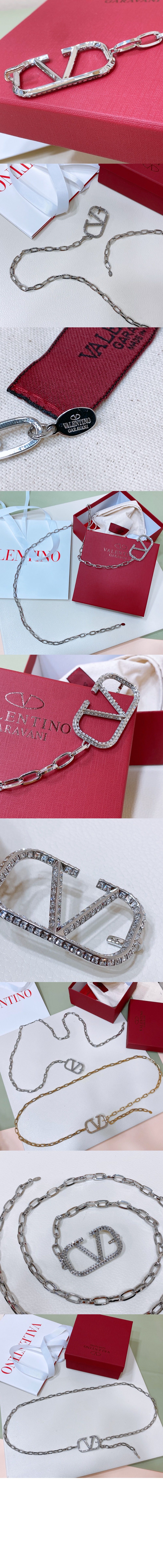 브이로그 로고 체인 벨트 > 발렌티노