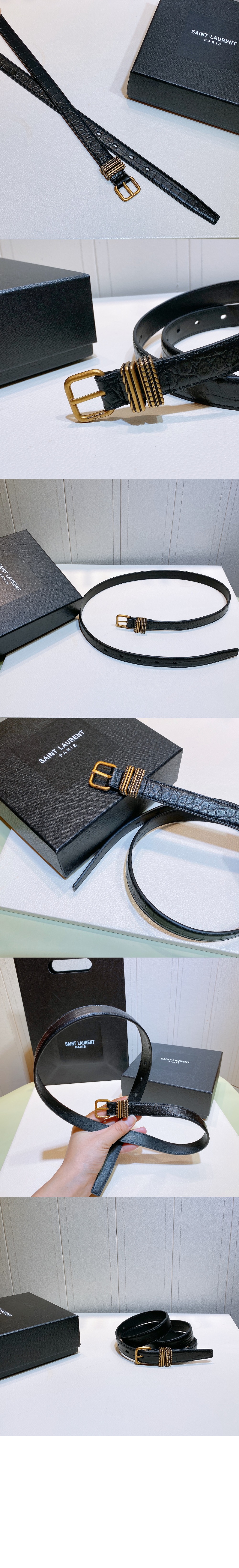 모노그램 벨트 650974 > 생로랑