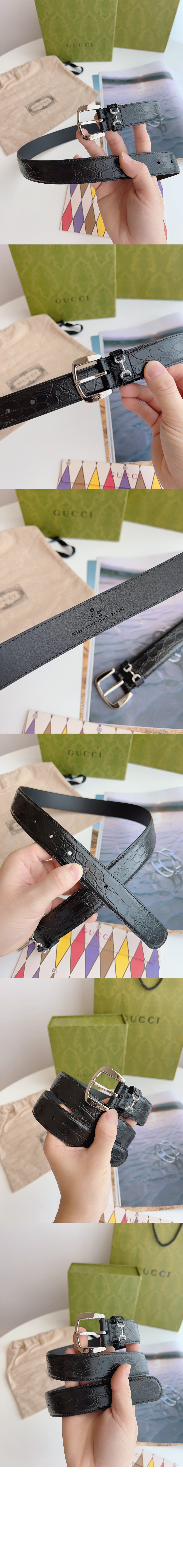 시그니처 벨트 725307 > 구찌