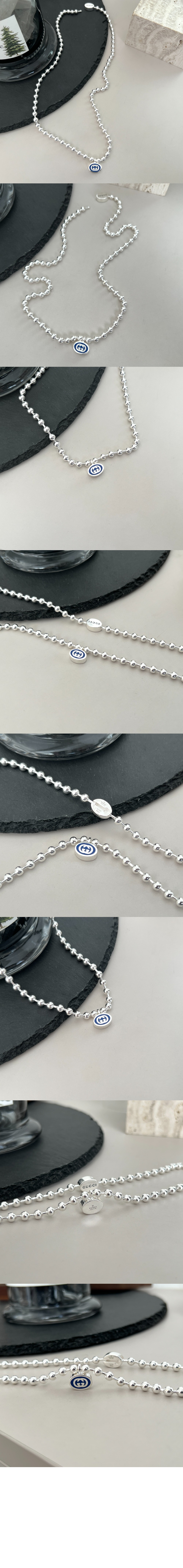 인터로킹 G 볼 체인 목걸이 753438 > Etc - 기타제품