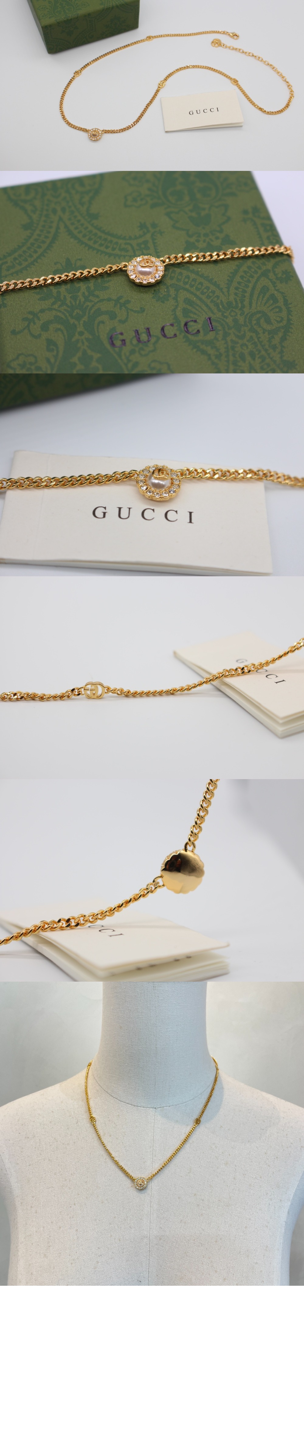 gg 마몬트 더블 플라워 목걸이 702568 > Etc - 기타제품