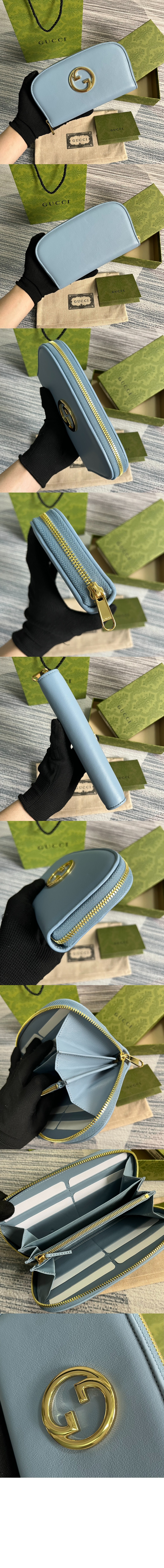 블론디 지퍼월렛 ‎725216 > GG Zipper Walle - GG 지퍼월렛