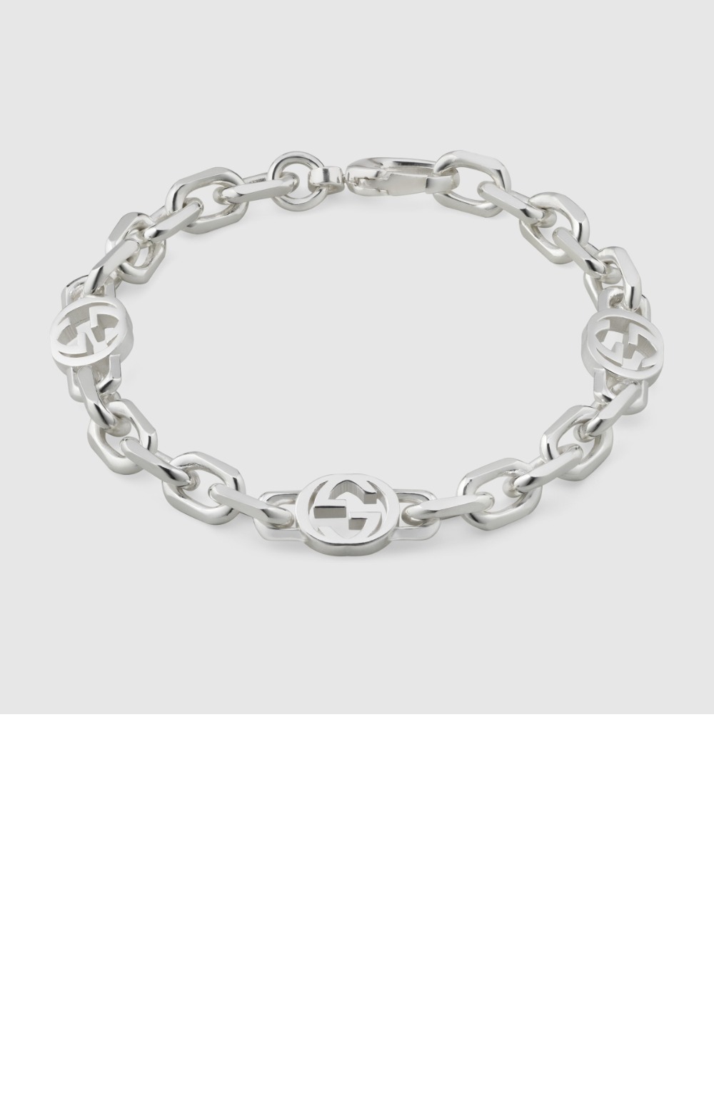 인터로킹 G 디테일의 실버 팔찌 620798 > Etc - 기타제품