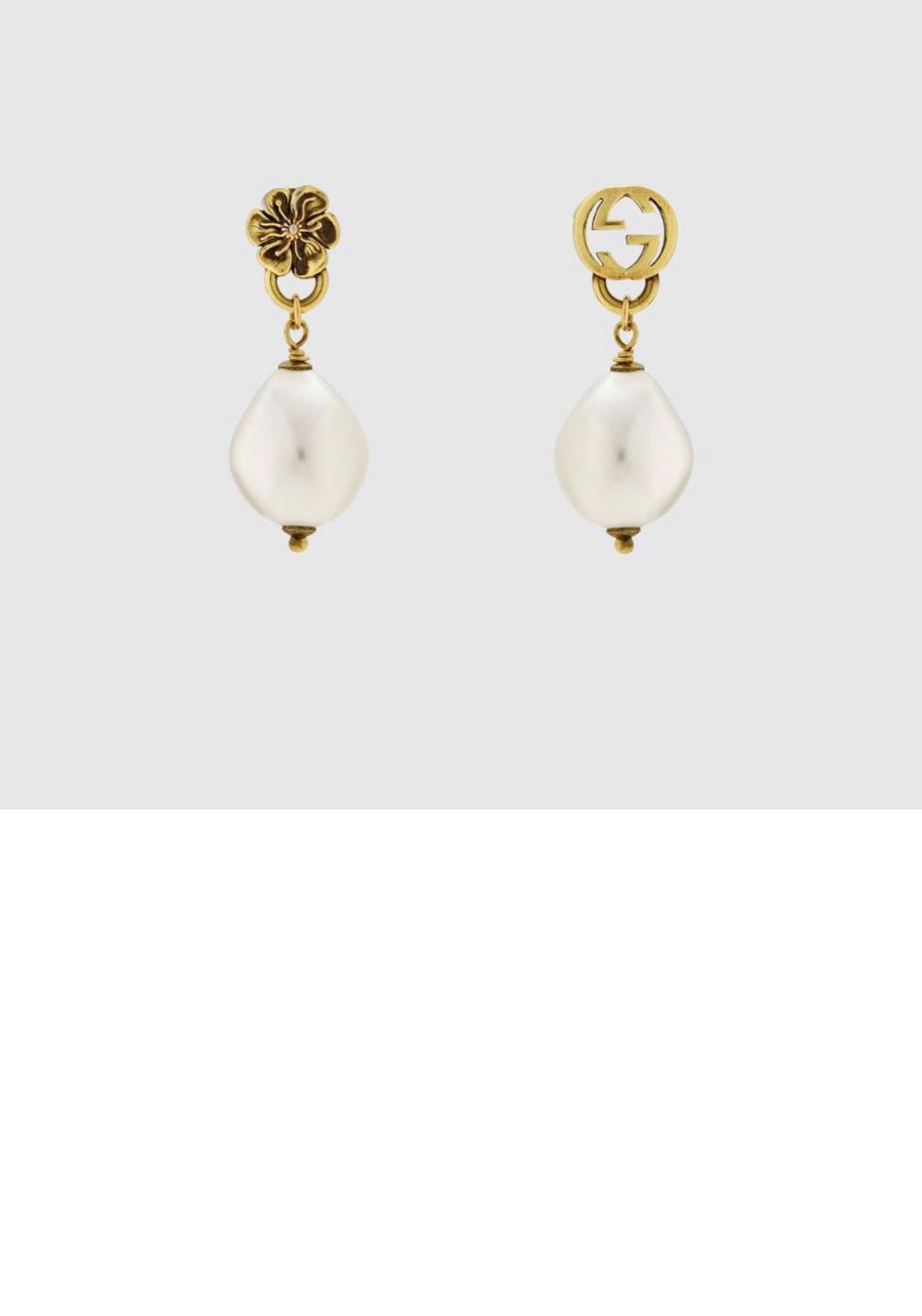 인터로킹 G 플라워 펄 귀걸이 661121 > Etc - 기타제품