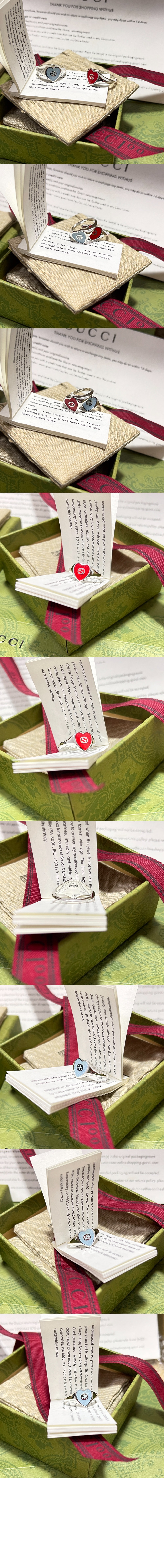 인터로킹 G 하트 반지 645544 > Etc - 기타제품