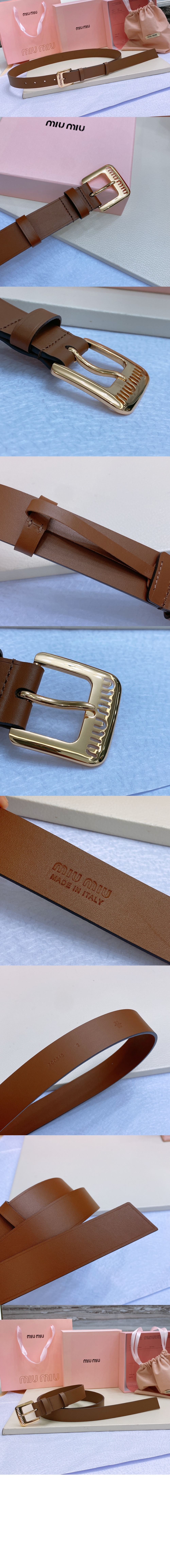 가죽 벨트 5CC545 > 미우미우