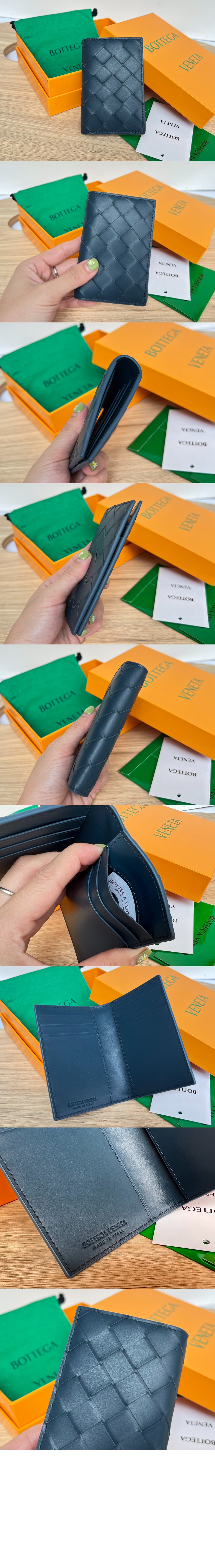 인트레치아토 플랩 카드 케이스 592619 > Intrecciato Card Case - 인트레치아토 카드지갑