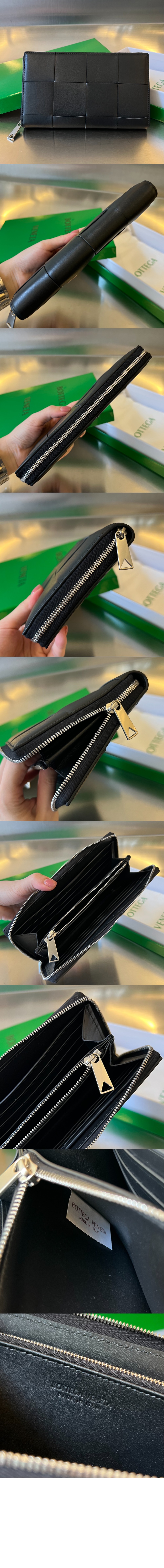 인트레치아토 지퍼월렛 649607 > Intrecciato Card Case - 인트레치아토 카드지갑