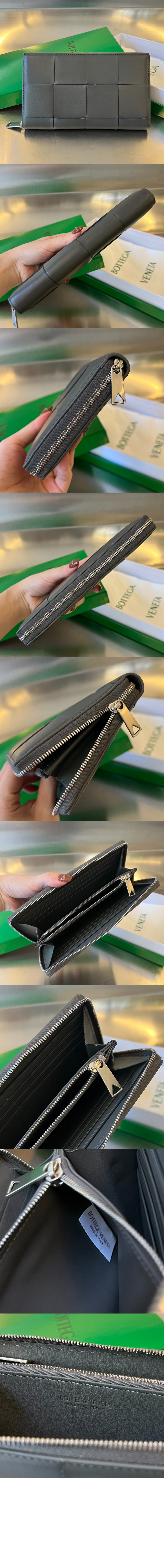 인트레치아토 지퍼월렛 649607 > Intrecciato Card Case - 인트레치아토 카드지갑