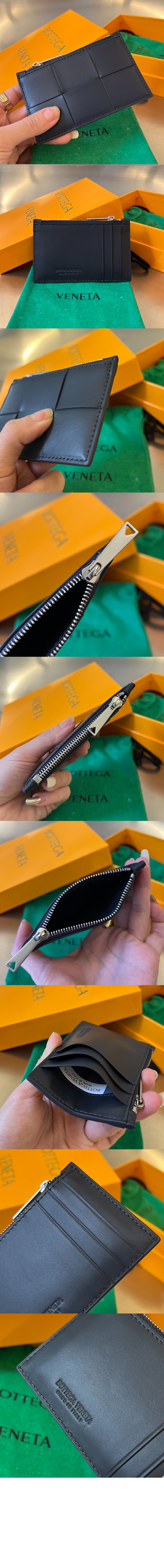 지퍼 카드지갑 679843 > Intrecciato Card Case - 인트레치아토 카드지갑