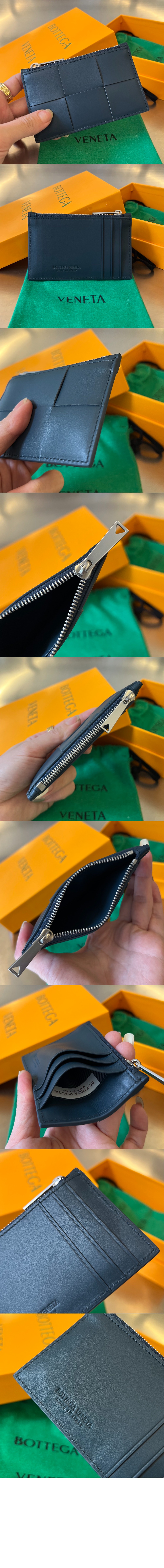 지퍼 카드지갑 679843 > Intrecciato Card Case - 인트레치아토 카드지갑