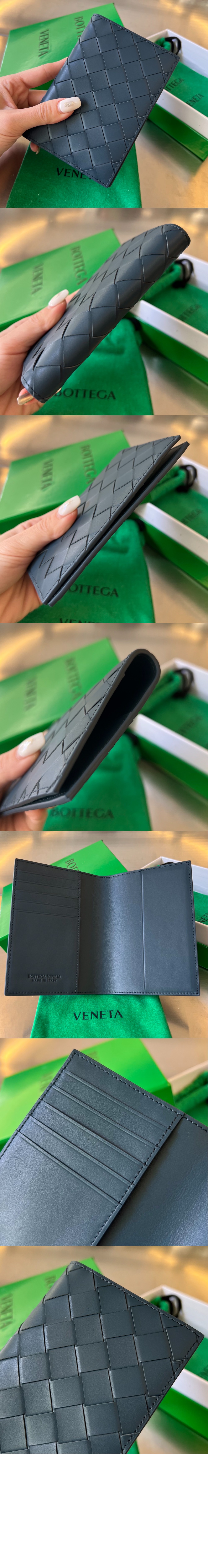 인트레치아토 플랩 카드 케이스 607482 > Intrecciato Card Case - 인트레치아토 카드지갑