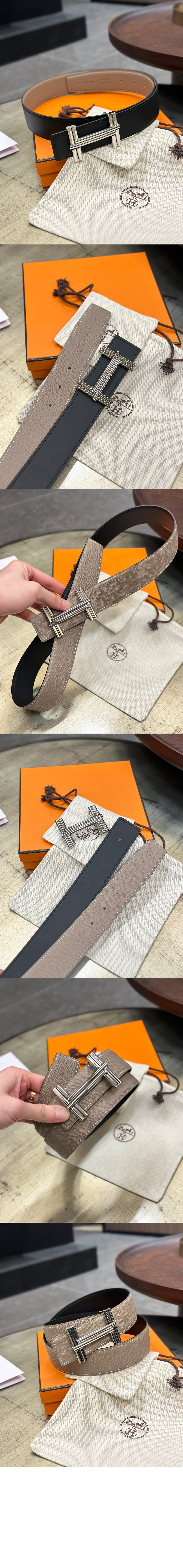 까레 리버서블 벨트 > 에르메스