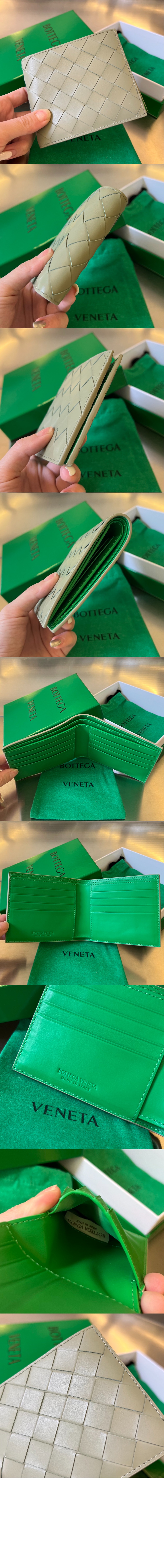 인트레치아토 폴더형 지갑 605721 > Intrecciato Card Case - 인트레치아토 카드지갑