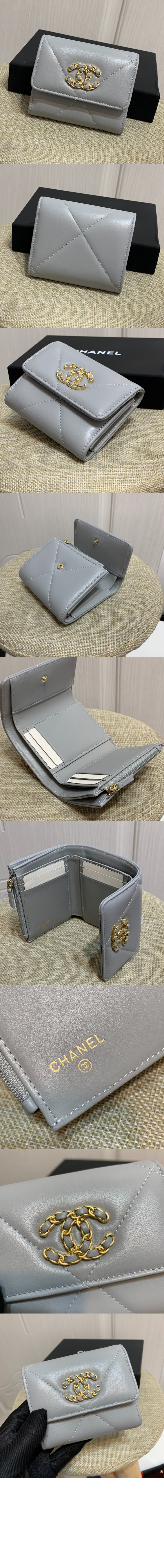 19 스몰 플랩 반지갑 AP1064 > CHANEL 19 - 샤넬 19