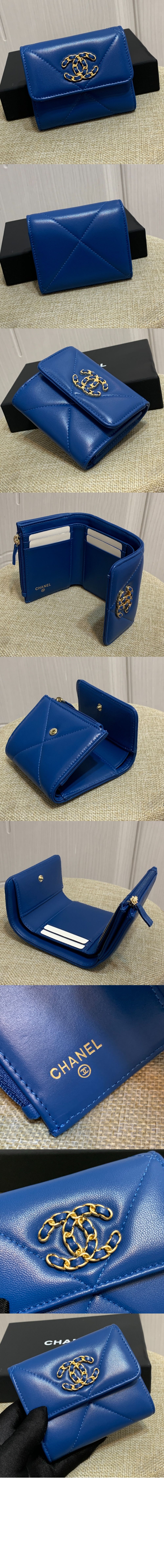 19 스몰 플랩 반지갑 AP1064 > CHANEL 19 - 샤넬 19