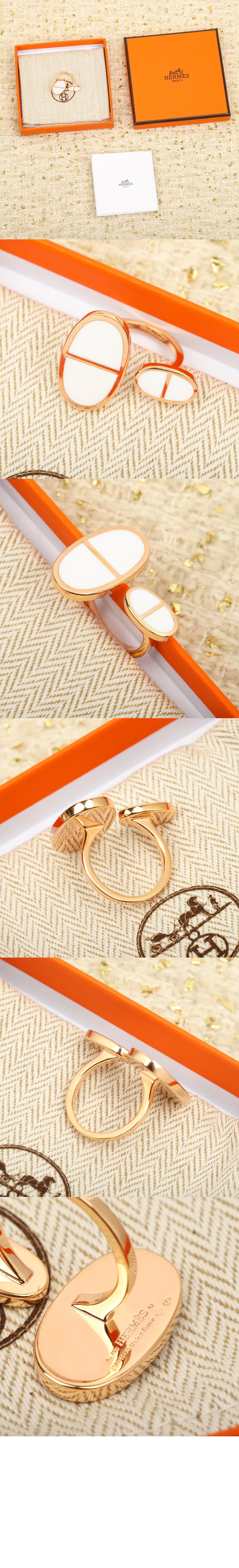 Chaine d ancre Verso 반지 > 에르메스