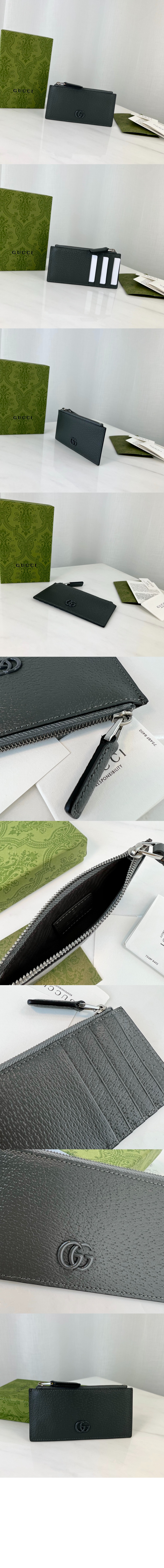 GG 마몽 지퍼 카드지갑 722726 > GG Marmont - GG 마몽