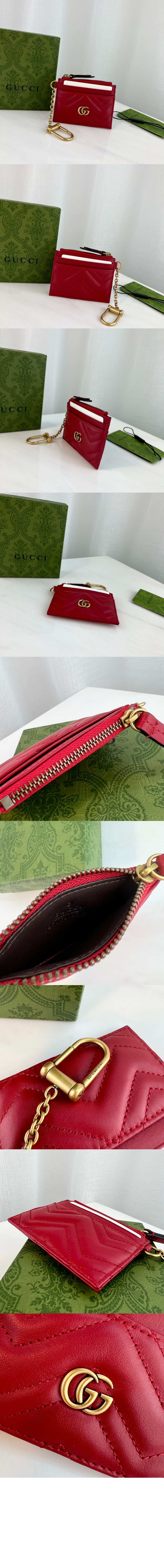 GG 마몽 키체인 지갑 627064 > GG Marmont - GG 마몽