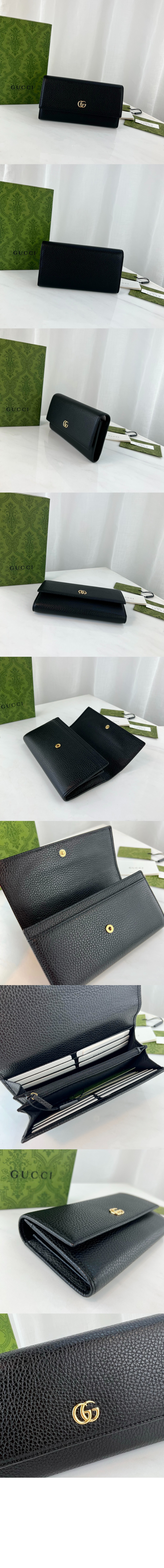 GG 마몽 레더 장지갑 456116 > GG Marmont - GG 마몽