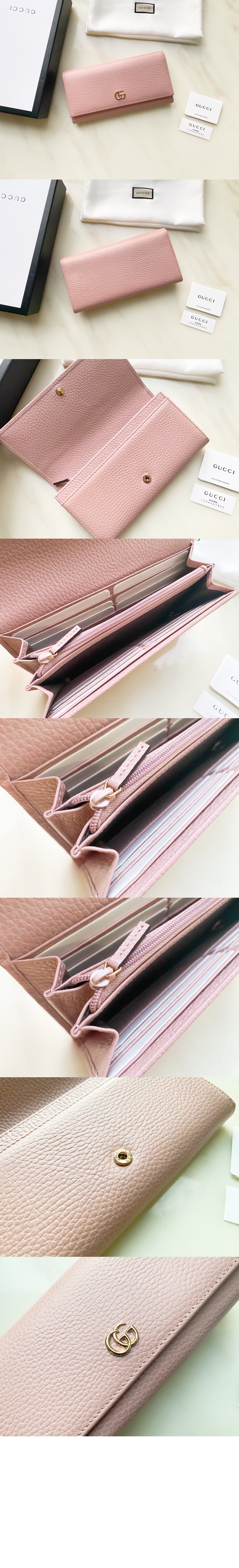 GG 마몽 레더 장지갑 456116 > GG Marmont - GG 마몽