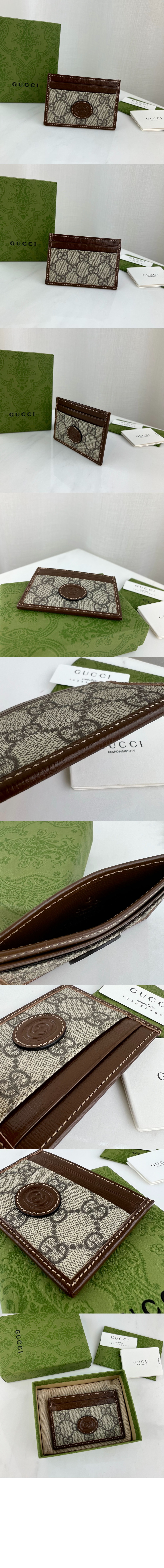 인터로킹 G 카드지갑 673002 > GG Emblem - GG 로고