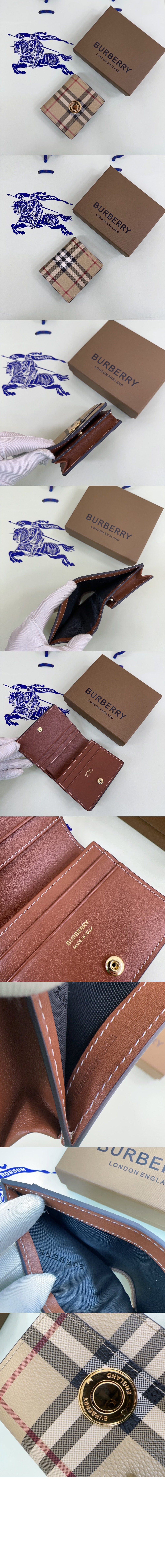 스몰 체크 반지갑 80704171 > Vintage Check Wallet - 빈티지 체크 지갑