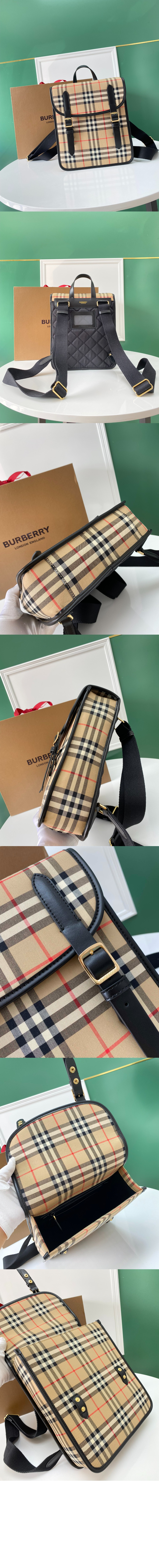 티지 체크 사첼 백팩 80371271 > Backpack - 백팩