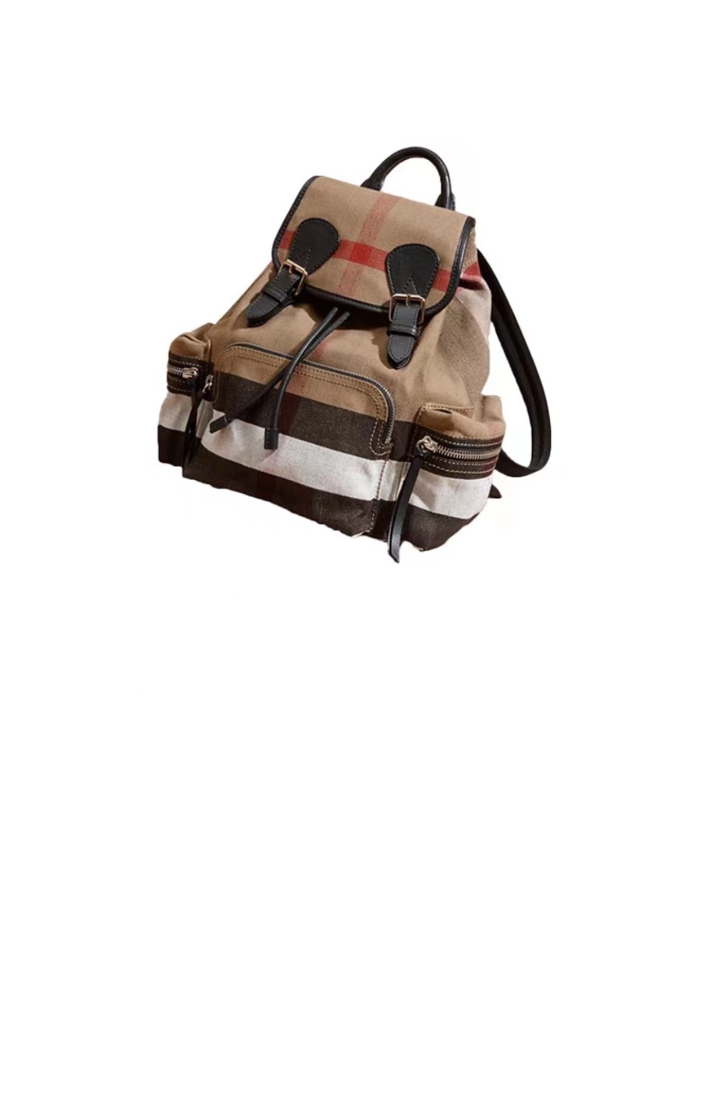 캔버스 체크 백팩 40302011 > Backpack - 백팩