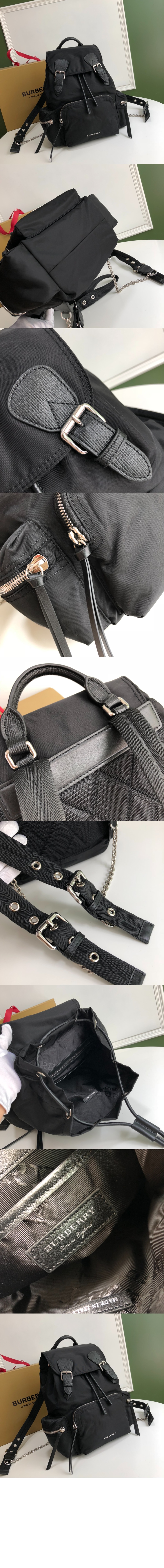 테크니컬 나일론 가죽 럭색 40482971 > Backpack - 백팩