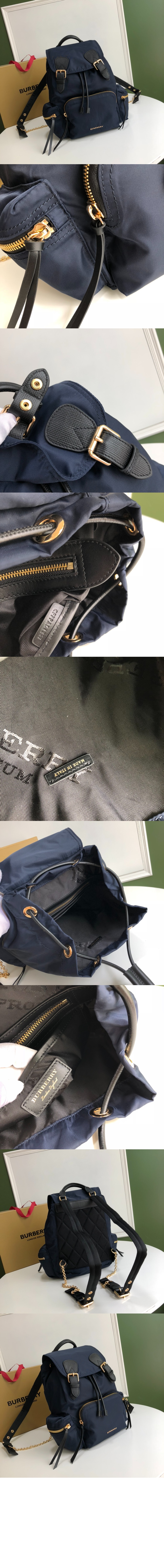 테크니컬 나일론 가죽 럭색 40482971 > Backpack - 백팩