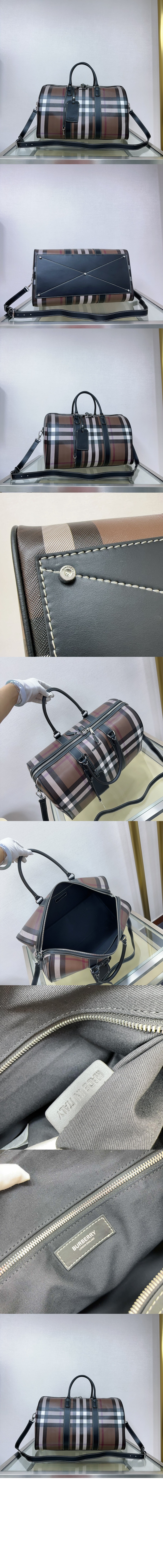 로고 디테일 체크 레더 80527731 > Etc - 기타제품