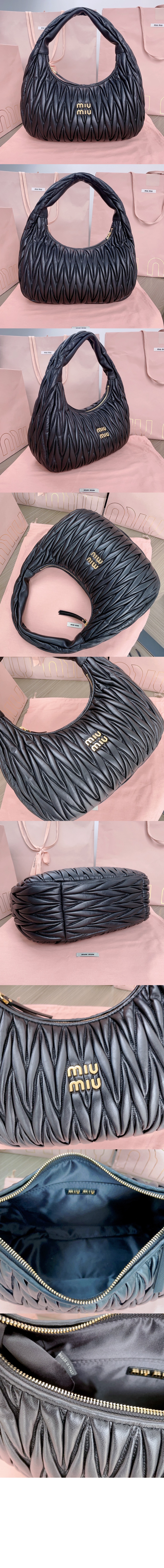 완더 마테라쎄 나파 가죽 호보 백 5BC108 > Wander - 원더