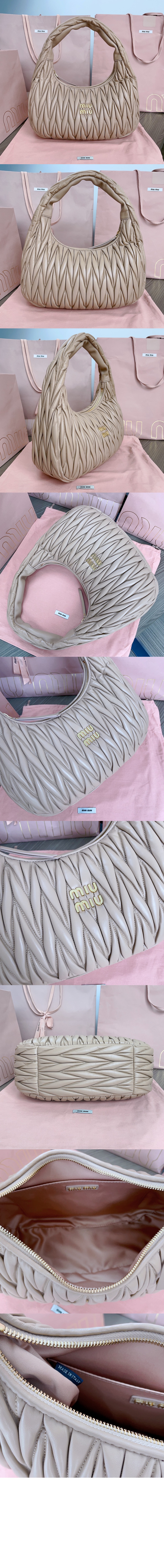 완더 마테라쎄 나파 가죽 호보 백 5BC108 > Wander - 원더