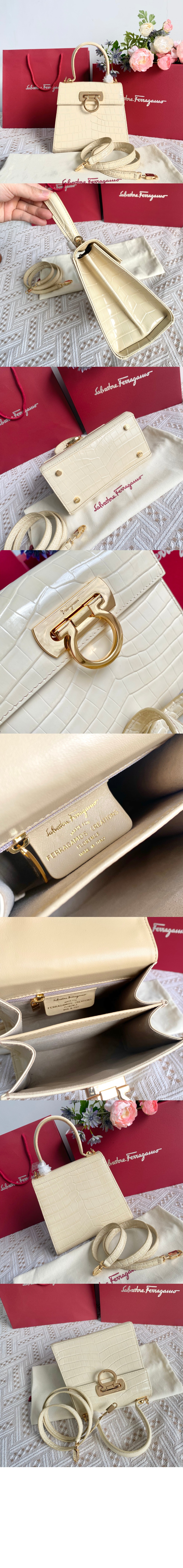 악어 가죽 간치노 골드 버클 212270 > Top Handle - 탑 핸들