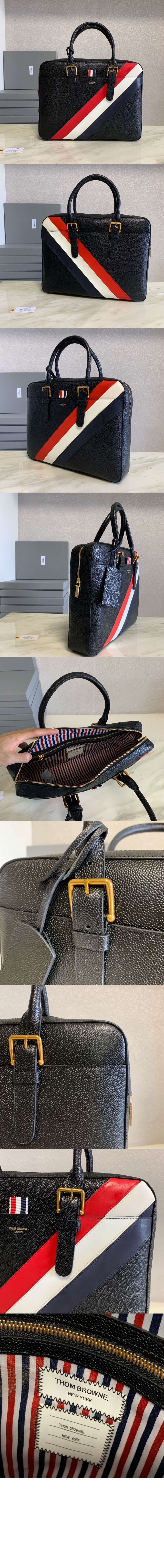 비즈니스 페블 토트백 MAG064 > 톰브라운