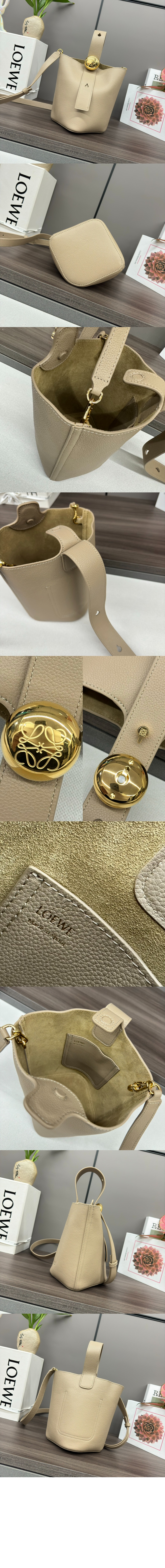 미니 페블 버킷 백 - 소프트 그레인 카프스킨 > Pebble - 페블