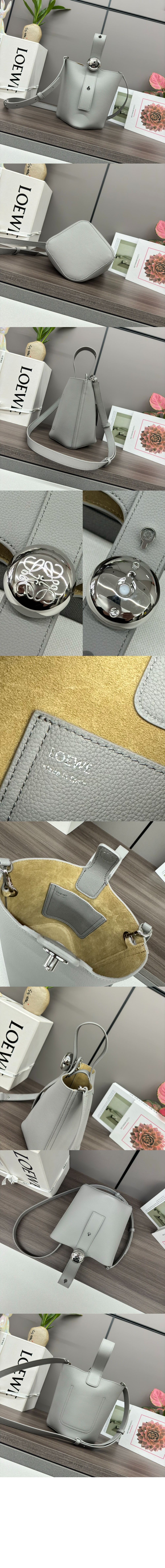 미니 페블 버킷 백 - 소프트 그레인 카프스킨 > Pebble - 페블