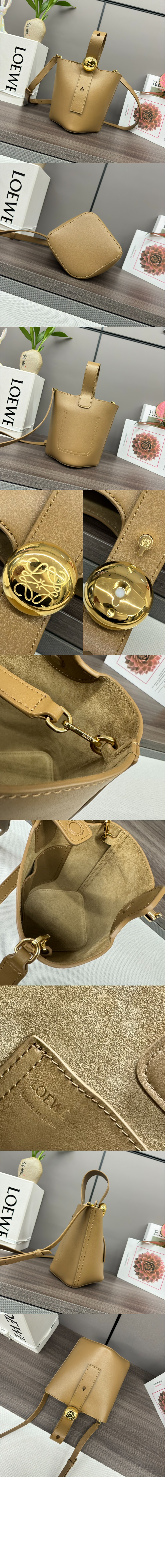 미니 페블 버킷 백 - 멜로우 카프스킨 > Pebble - 페블