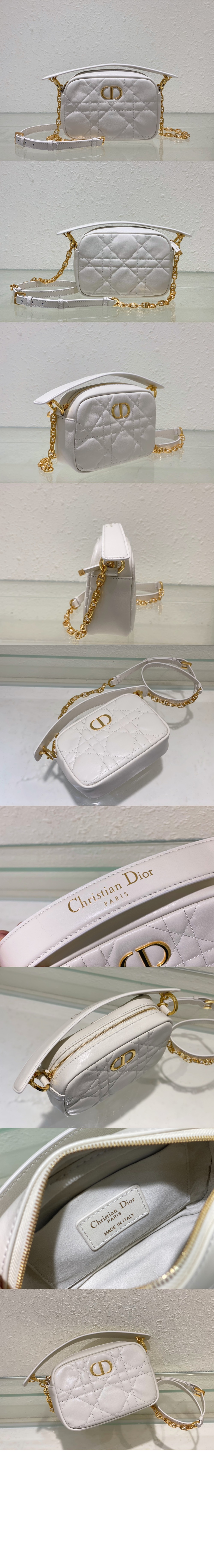 Dior Caro 탑 핸들 스몰 카메라 백 M3352 > Caro - 카로