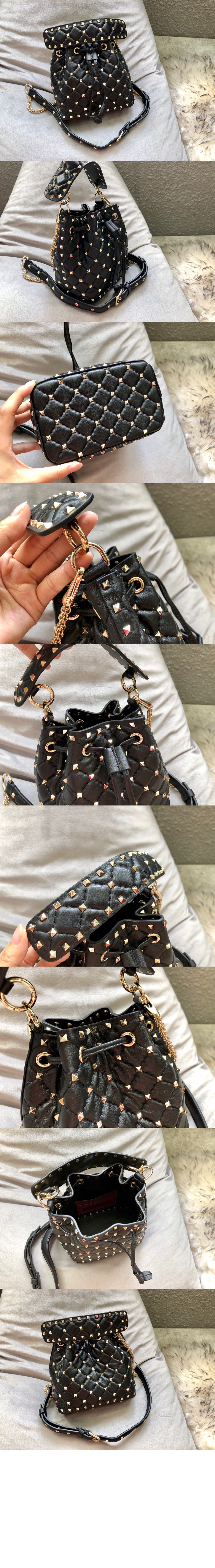 락스터드 스파이크 버킷백 > Rockstud - 락스터드