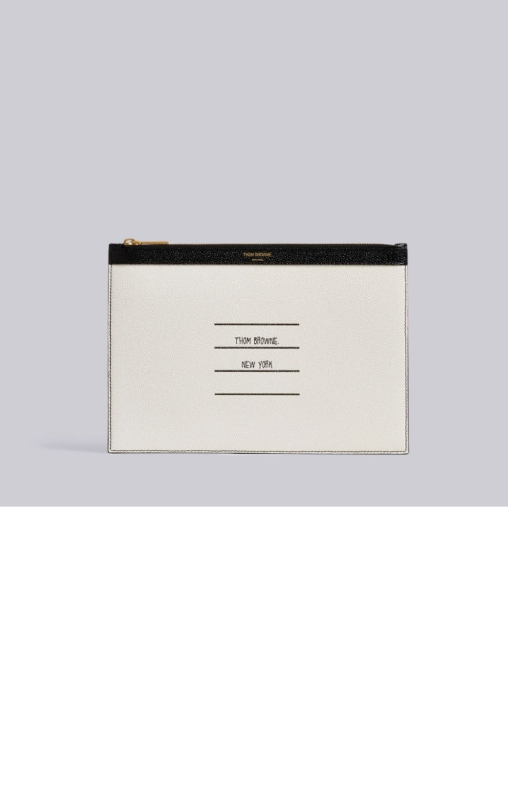 페이퍼 라벨 클러치 MAC075 > 톰브라운