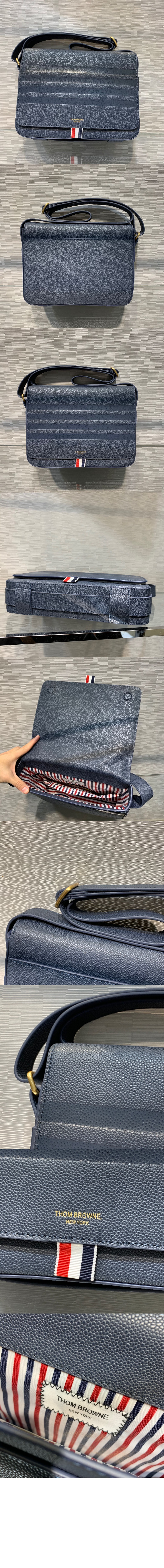 4-bar 엠보스 리포터백 MAG139 > 톰브라운