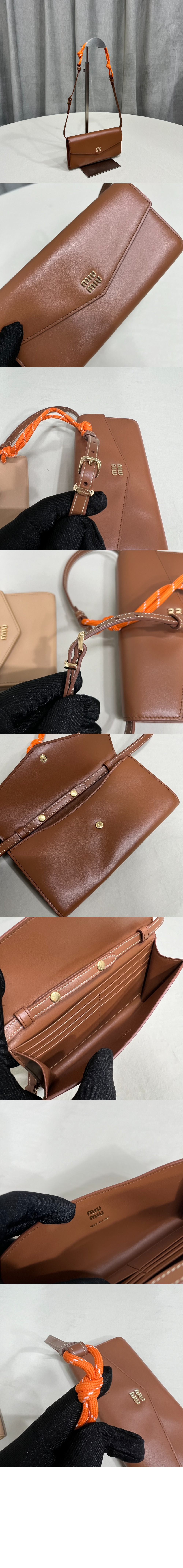 가죽 및 코드 숄더 스트랩이 달린 가죽 지갑 5MT025 > Etc - 기타제품