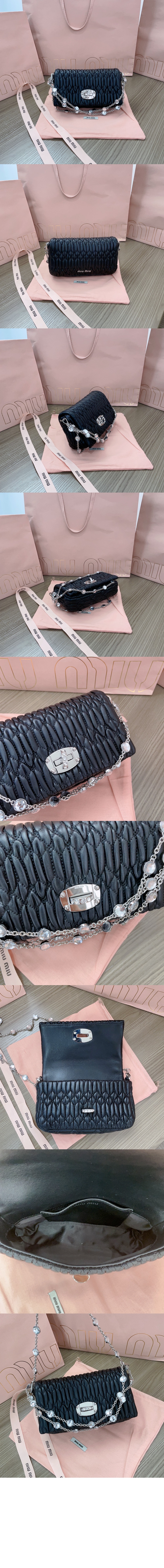 미우 크리스털 나파 가죽 및 크리스털 미니백 5BP079 > Etc - 기타제품