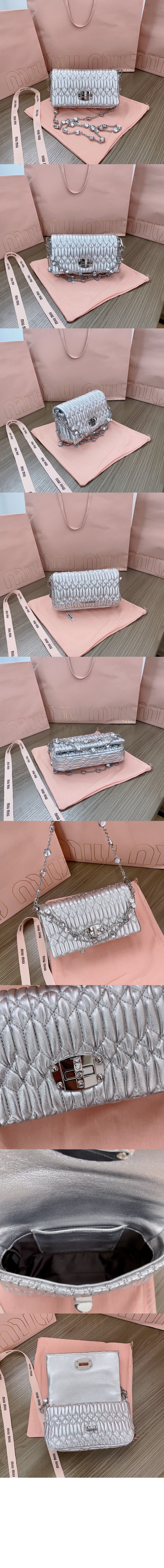 미우 크리스털 나파 가죽 및 크리스털 미니백 5BP079 > Etc - 기타제품